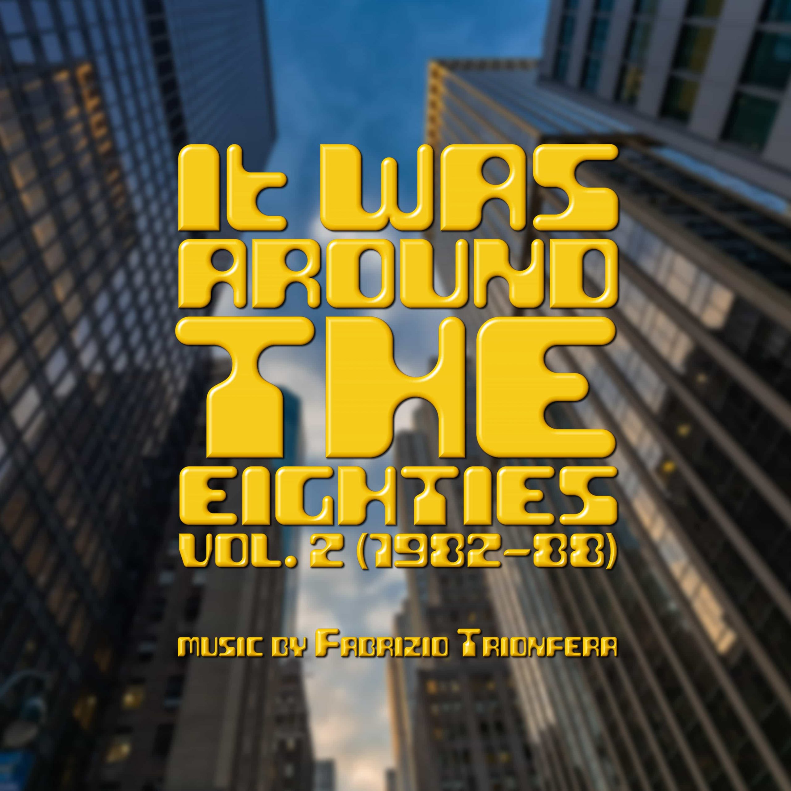 Cover art for the music album entitled "It was around the eighties volume 2"