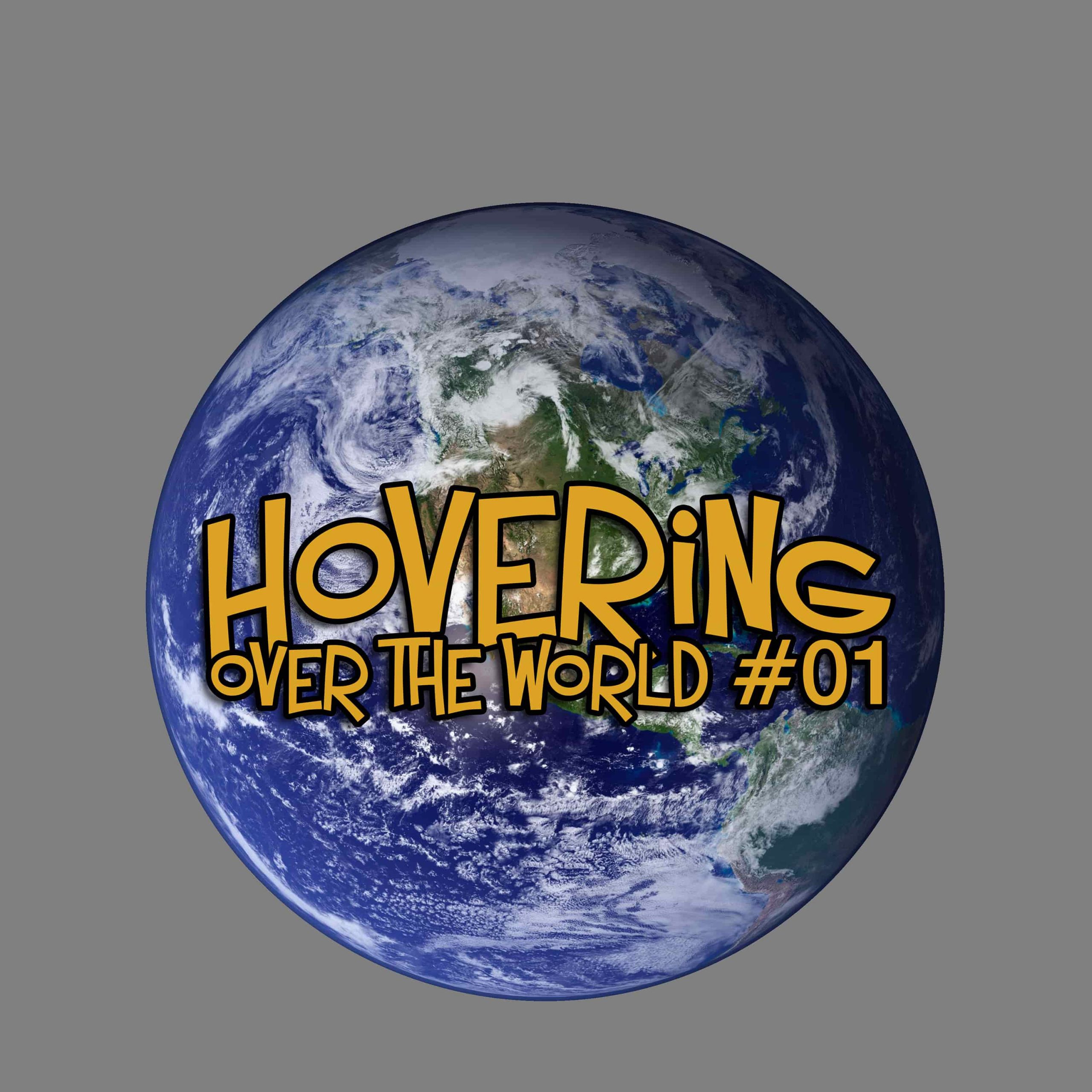 Cover art for the album entitled "Hovering over the world 1"